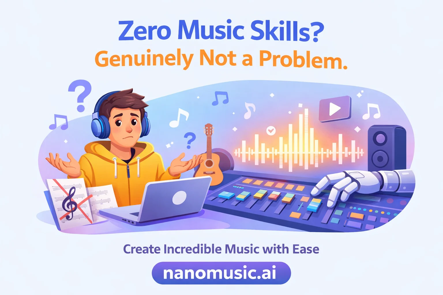 AI music generator needs zero musical training to use